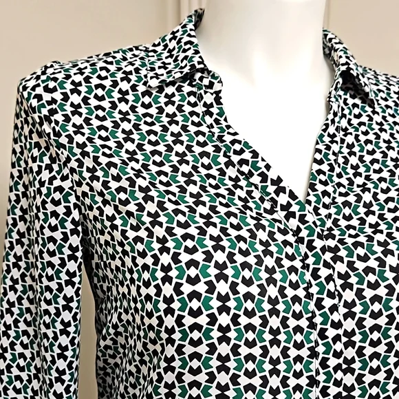 Worthington Button-down Blouse - Picture 2 of 5